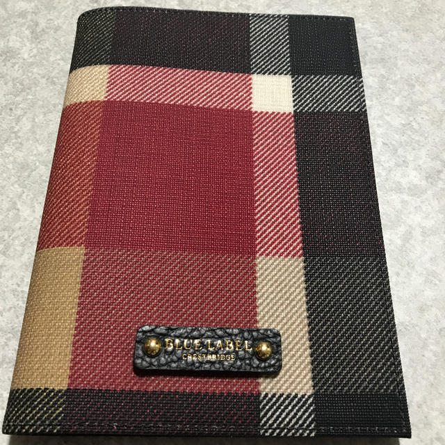 BURBERRY BLUE LABEL(バーバリーブルーレーベル)のブルーレーベルクレストブリッジ　ノートカバー インテリア/住まい/日用品の文房具(ノート/メモ帳/ふせん)の商品写真