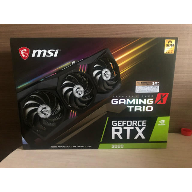 春のコレクション PCパーツ MSI RTX 3080 GAMING X TRIO PCパーツ ...