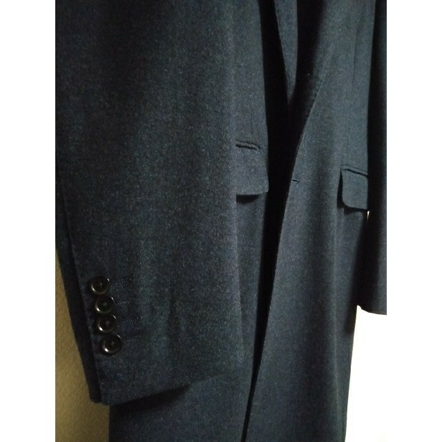 LORO PIANA(ロロピアーナ)のチェスターコート ネイビー メンズ UNITED ARROWS ロロピアーナ メンズのジャケット/アウター(チェスターコート)の商品写真