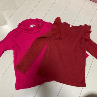 女の子トップス2枚　100(Tシャツ/カットソー)