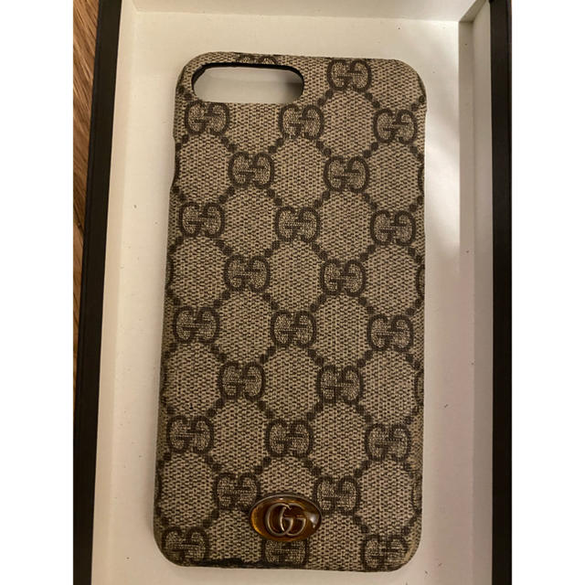 Gucci(グッチ)のgucci iPhone8plus スマホケース  スマホ/家電/カメラのスマホアクセサリー(iPhoneケース)の商品写真