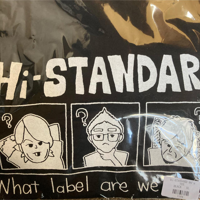 購入者限定Hi-STANDARDステッカー　TシャツLサイズ付き