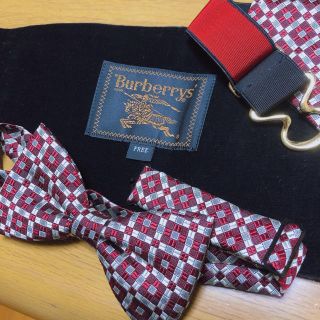 バーバリー(BURBERRY)の★MORIさま専用★Burberry 蝶ネクタイとカマーバンド　美品！メンズ(ネクタイ)