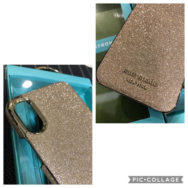 kate spade new york(ケイトスペードニューヨーク)の【難あり】ケイトスペード  iPhoneXS/Xスマホケース スマホ/家電/カメラのスマホアクセサリー(iPhoneケース)の商品写真