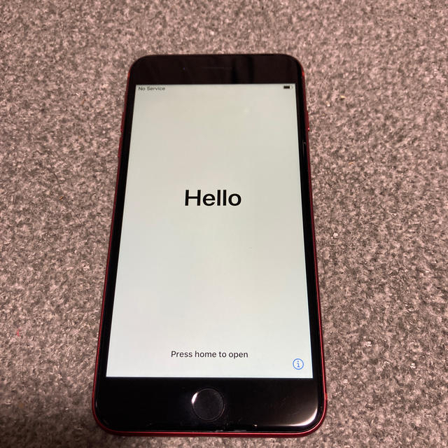 iPhone(アイフォーン)のiPhone 8 Plus 256GB product red スマホ/家電/カメラのスマートフォン/携帯電話(スマートフォン本体)の商品写真