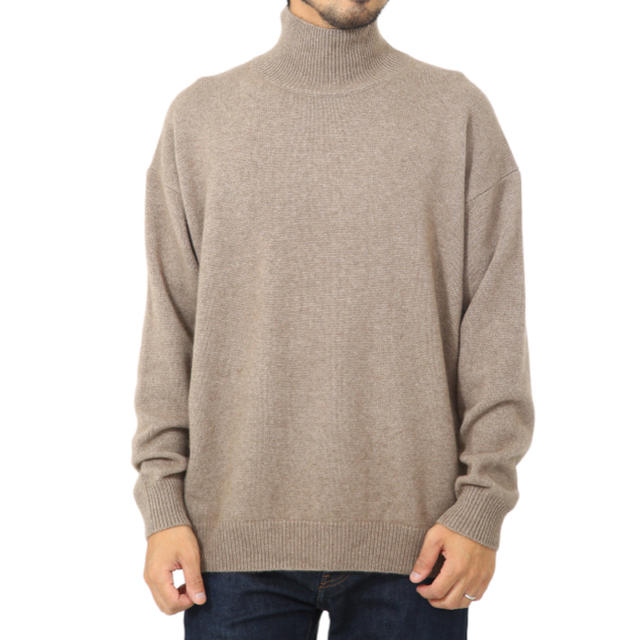 COMOLI(コモリ)のAURALEE BABY CASHMERE KNIT TURTLE NECK  メンズのトップス(ニット/セーター)の商品写真