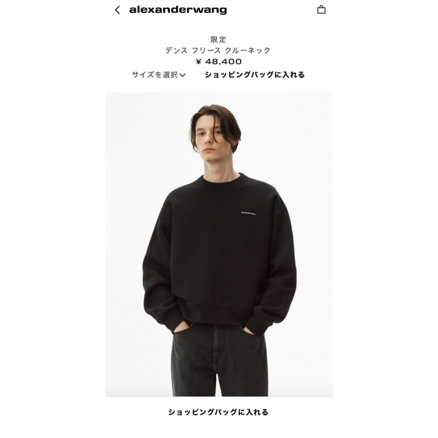 alexander wangのスウェット - sorbillomenu.com