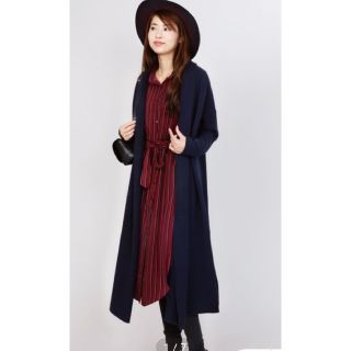 未使用極美品 深みのある美しい赤☆JETSET SOLO PLUS ロングコート vsv