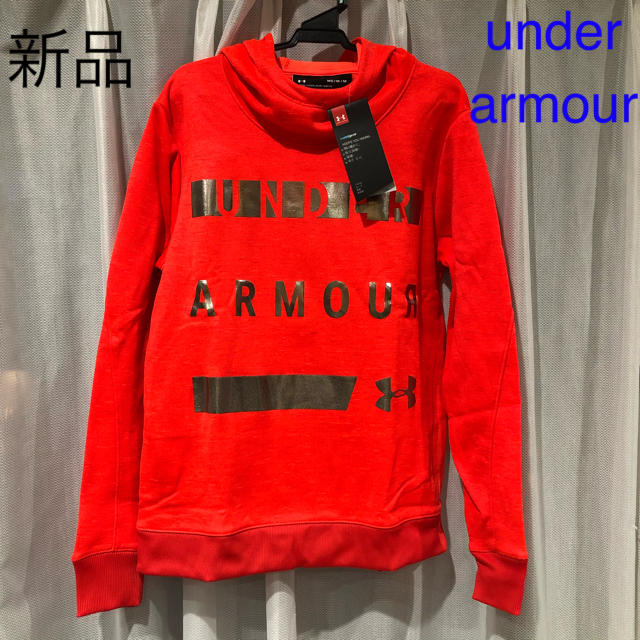 UNDER ARMOUR(アンダーアーマー)の新品タグ付き　アンダーアーマー　パーカー　フーディ レディース 定価6600円 レディースのトップス(パーカー)の商品写真