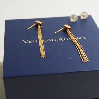 ヴァンドームアオヤマ(Vendome Aoyama)のK18イエローゴールド フリンジピアス／ＶＥＮＤＯＭＥ ＡＯＹＡＭＡ(ピアス)