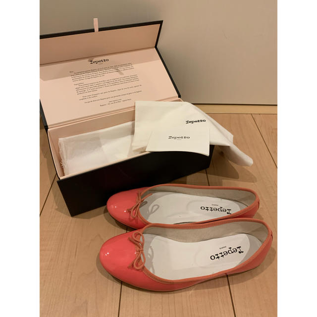 ★最終値下げ★repetto　フラット　バレエシューズ　コーラルピンク