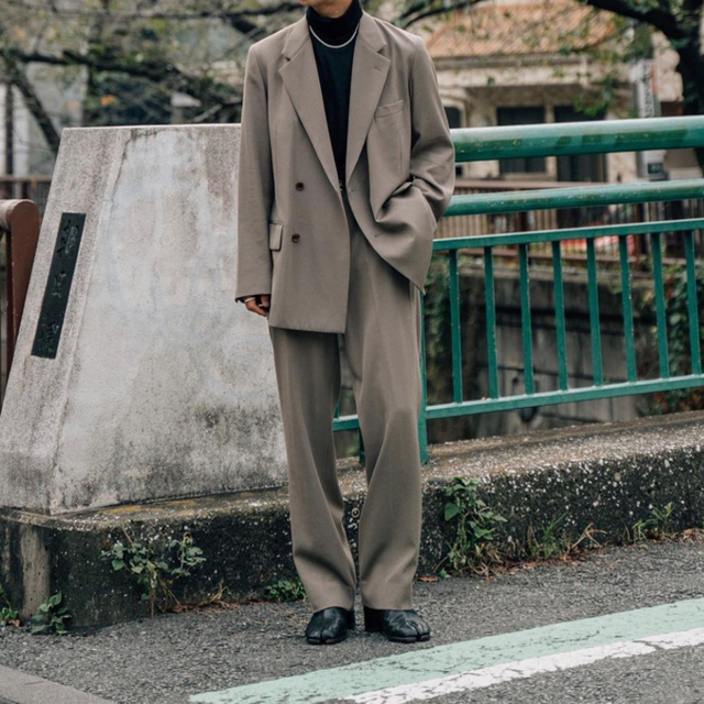 AURALEE 20AW WOOL MAX GABARDINE セットアップ - テーラードジャケット