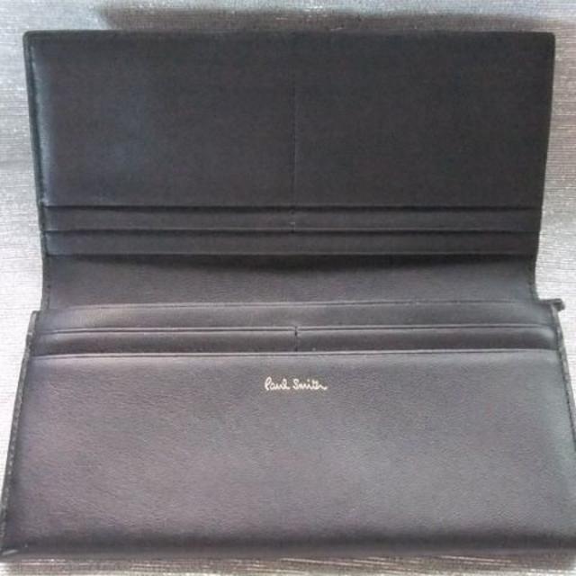 新品□ポールスミス◇エンブロイST 牛革かぶせ長財布 黒 新品□ポールスミス◇エンブロイST 牛革かぶせ長財布 黒