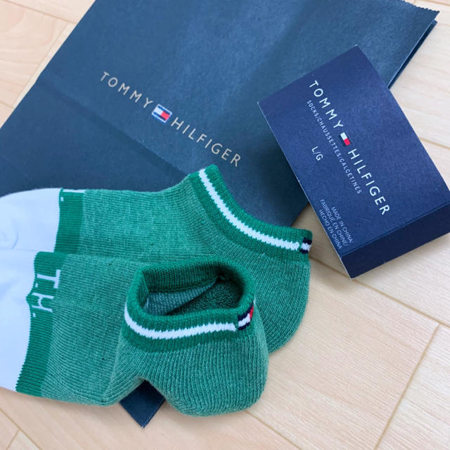 TOMMY HILFIGER(トミーヒルフィガー)の★Tommy Hilfiger 日本未入荷デザインのボイズロゴソックス キッズ/ベビー/マタニティのこども用ファッション小物(靴下/タイツ)の商品写真