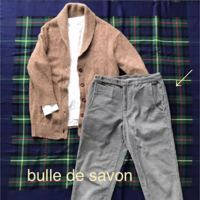 bulle de savon(ビュルデサボン)の【美品】bulle de savon コーデュロイ パンツ グレー レディースのパンツ(カジュアルパンツ)の商品写真