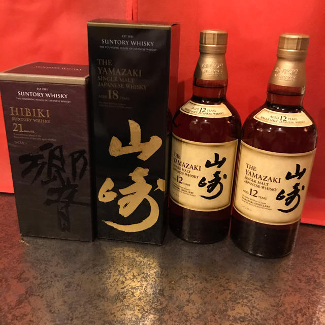 響21年1本 山崎18年1本 山崎12年2本食品/飲料/酒 - ウイスキー