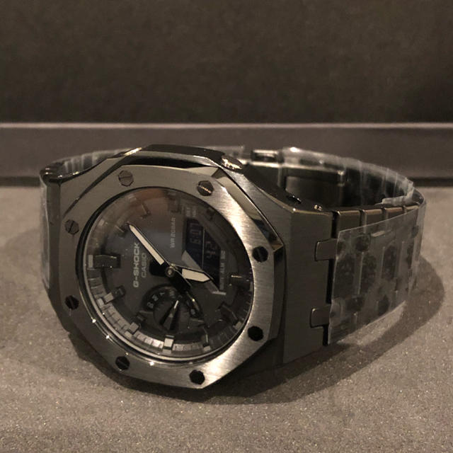 GA-2100本体付き ステンレスベルトセット カシオーク カスタム Gショック