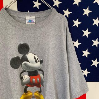 ディズニー(Disney)のUSA古着  ディズニー  ミッキーマウス  BIG Tシャツ  2X(Tシャツ/カットソー(半袖/袖なし))