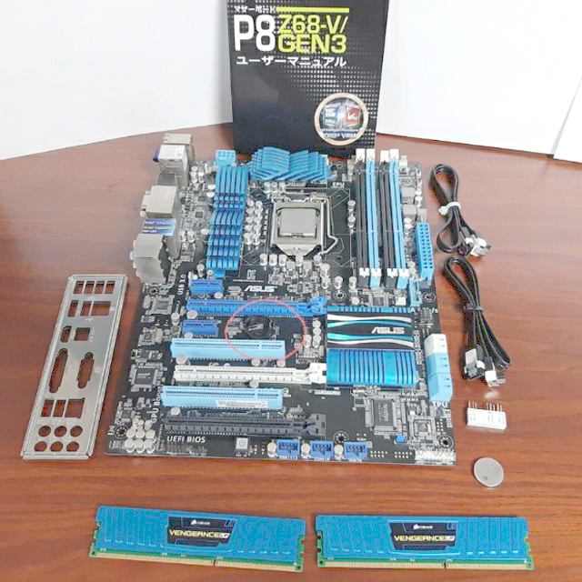 PCパーツ CPU M/B RAMセット