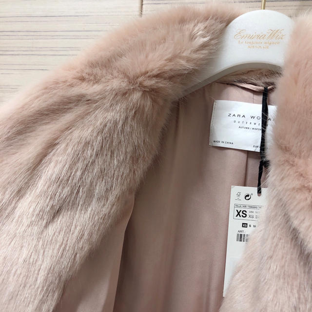 ZARA フェイクファーコート- ZARA フェイクファーコート-