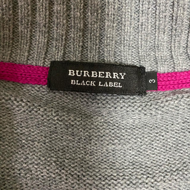 BURBERRY BLACK LABEL(バーバリーブラックレーベル)のバーバリー　カーデガン　メンズ メンズのトップス(カーディガン)の商品写真