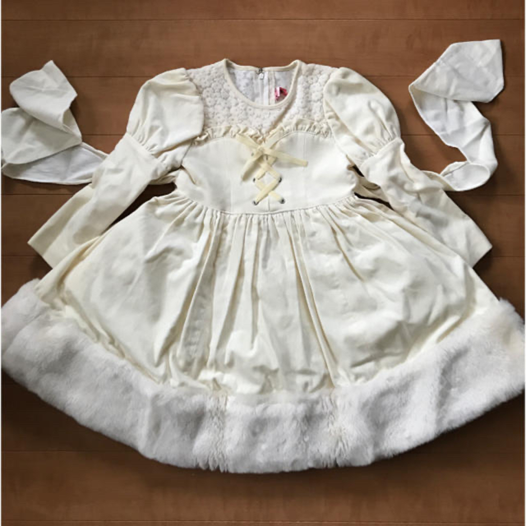 Shirley Temple(シャーリーテンプル)のシャーリー 110 フォーマルワンピース　ドレス キッズ/ベビー/マタニティのキッズ服女の子用(90cm~)(ドレス/フォーマル)の商品写真