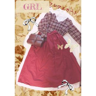 グレイル(GRL)の❁︎新品タグ付き【GRL】ロングフレアスカート(ロングスカート)