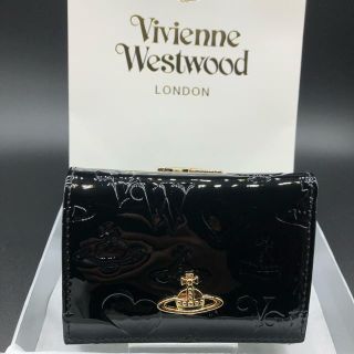 ヴィヴィアンウエストウッド(Vivienne Westwood)の【新品・正規品】ヴィヴィアン ウエストウッド 折財布 110 黒 プレゼント(財布)