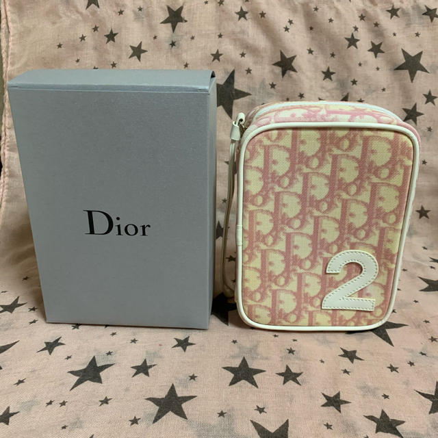 Christian Dior トレ　ディオール　パール　トロッター　ポーチ