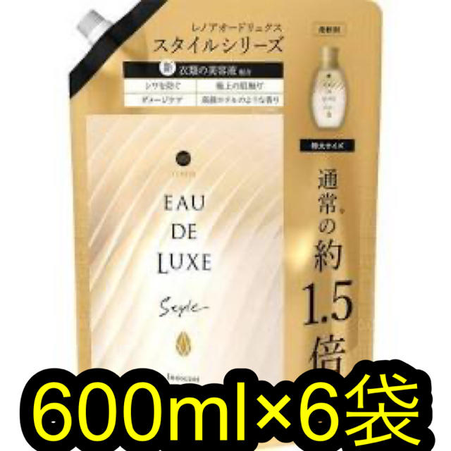 レノア オードリュクス スタイル イノセント つめかえ用 600ml6袋セット