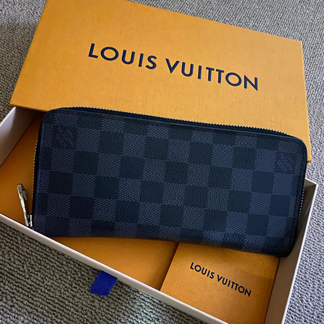 【美品】louis vuitton ダミエ　長財布