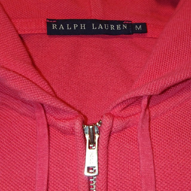 POLO RALPH LAUREN(ポロラルフローレン)のラルフローレン  RALPH LAUREN薄手 ポロシャツ生地 パーカー M レディースのトップス(パーカー)の商品写真