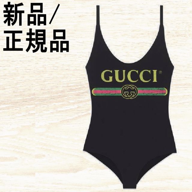 Gucci(グッチ)の●新品● GUCCI ロゴ スパークリング スイムスーツ レディースの水着/浴衣(水着)の商品写真