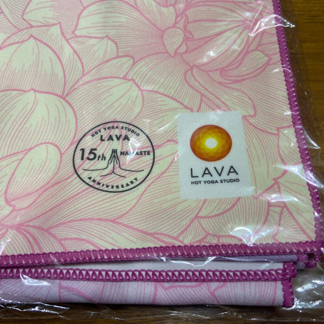 新品 非売品  LAVA オリジナルラグ ダリアPINK スポーツ/アウトドアのトレーニング/エクササイズ(ヨガ)の商品写真