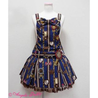 アンジェリックプリティー(Angelic Pretty)の【本日限定値下げ】 chocolate rosetteサロペット(ひざ丈ワンピース)