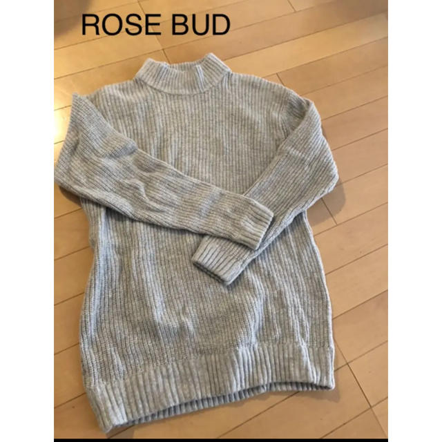 ROSE BUD(ローズバッド)のローズバッド❤︎グレーニット レディースのトップス(ニット/セーター)の商品写真