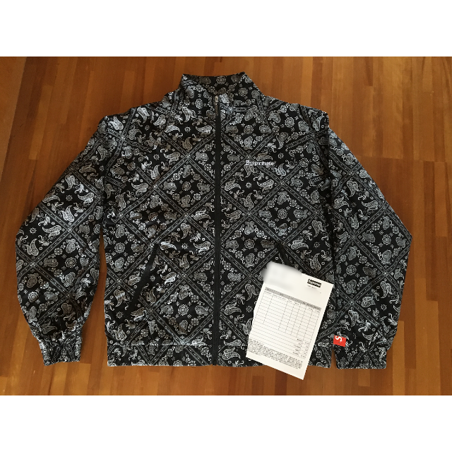 未使用 18ss SUPREME bandana track jacket M