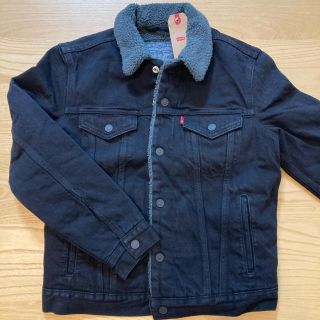 リーバイス(Levi's)のLevis リーバイス シェルパ ボアジャケット 新品タグ付  Mサイズ 黒(Gジャン/デニムジャケット)