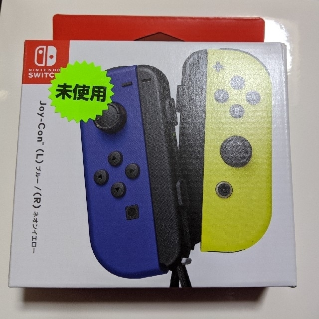 ゲームソフト/ゲーム機本体未使用　Joy-Con (L) ブルー/ (R) ネオンイエロー