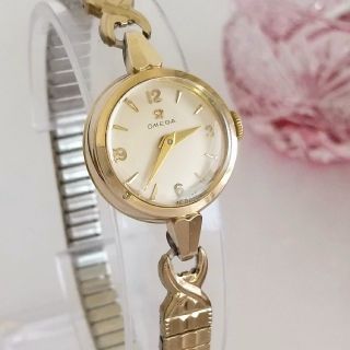 オメガ(OMEGA)の⭐OH済　綺麗　金張り　極希少 オメガ　新品ベルト　レディース腕時計　着物　美品(腕時計)