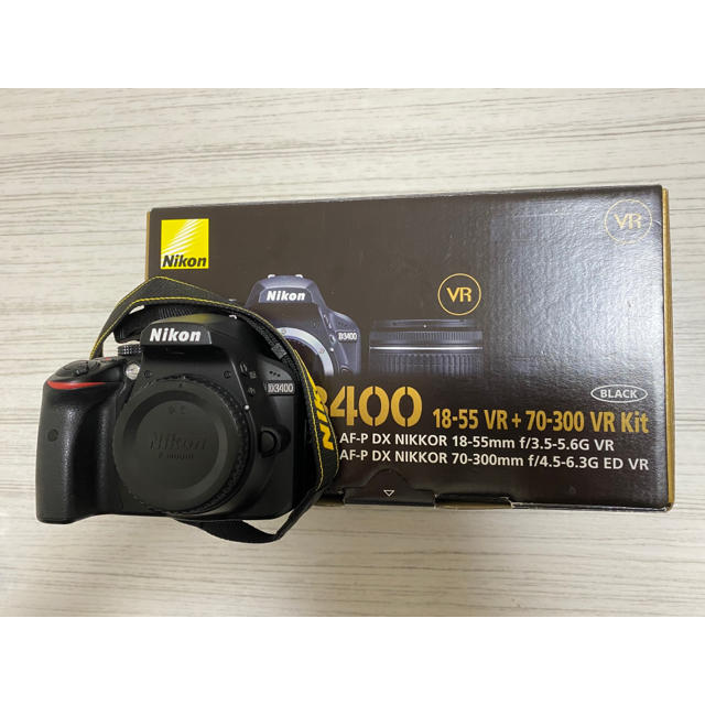 Nikon D3400 18-55 VR+70-300 VR Kit  一眼レフスマホ/家電/カメラ