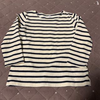 ムジルシリョウヒン(MUJI (無印良品))の無印良品✳︎ボーダーカットソーsize110(Tシャツ/カットソー)