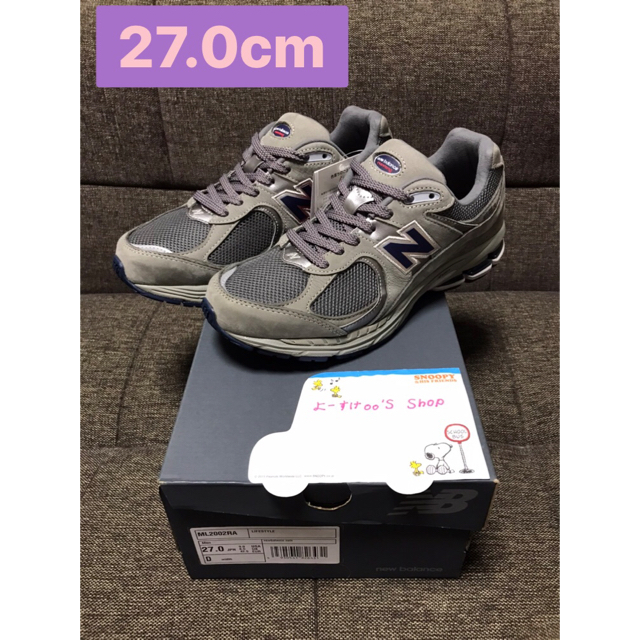 NEW BALANCE ML2002R A GRAY  27.0cm