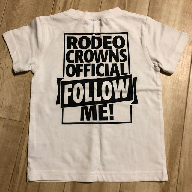 RODEO CROWNS(ロデオクラウンズ)の新品　champion rodeo  Tシャツ　100 キッズ/ベビー/マタニティのキッズ服男の子用(90cm~)(Tシャツ/カットソー)の商品写真