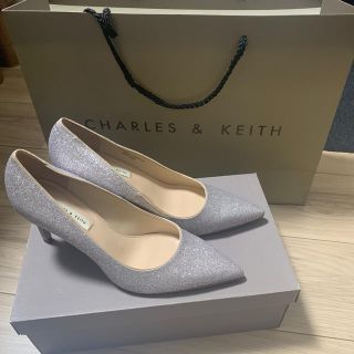 チャールズアンドキース(Charles and Keith)の(専用)charles&keith グリッターパンプス(ハイヒール/パンプス)