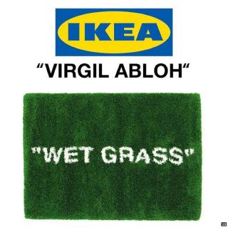 イケア(IKEA)のikea virgil abloh wet grass ラグマット(ラグ)