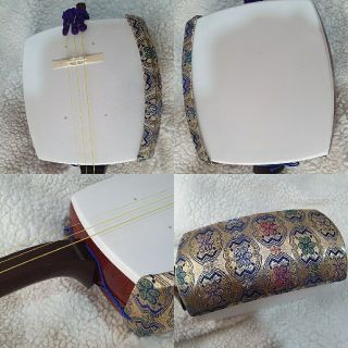 紅木 中棹 三味線 ハードケース付きの通販 by ジュヨン's shop|ラクマ