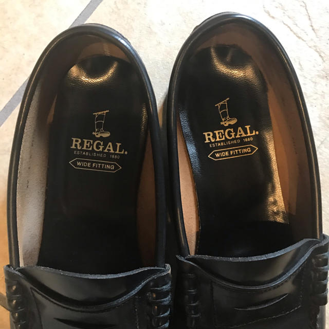 REGAL(リーガル)のREGAL ローファー　黒 レディースの靴/シューズ(ローファー/革靴)の商品写真