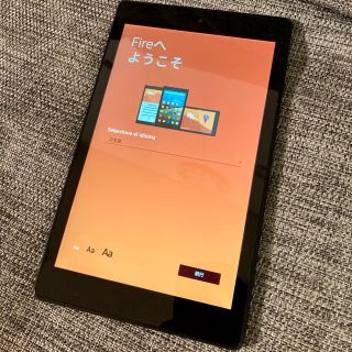 動作確認済 | Fire HD 8 タブレット 16GB ブラック(第7世代)(タブレット)