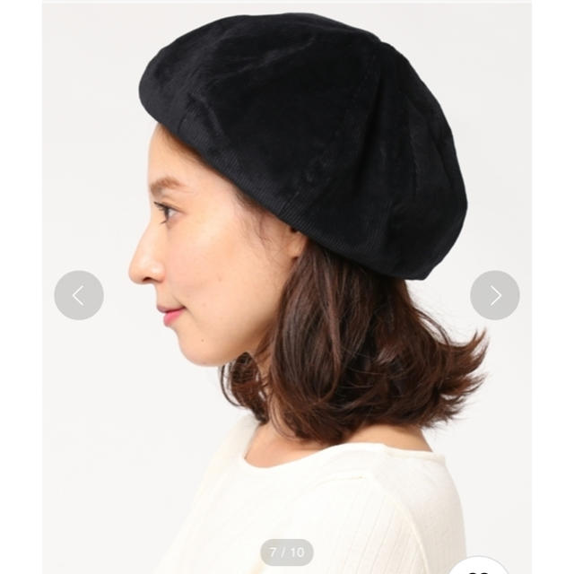 【新品、未使用】コーデュロイベレー レディースの帽子(ハンチング/ベレー帽)の商品写真